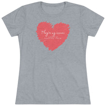 Load image into Gallery viewer, Light Heather Grey Tee shirt with Pink Heart and white wording: They're my issues and I'm keeping them