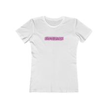 Load image into Gallery viewer, white Tee Shirt with wording with Pink Smudge with wording Rise from the ashes