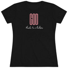 Load image into Gallery viewer, Black Tee Shirt with Writing in Pink and Black Wording