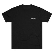 Load image into Gallery viewer, black Front of Tee shirt with white DillieDally Logo