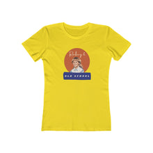 Load image into Gallery viewer, Yellow tee Shirt with picture of Vintage Little Girl, wording: Rocking it Old School