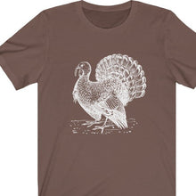 Load image into Gallery viewer, Brown T Shirt with Turkey