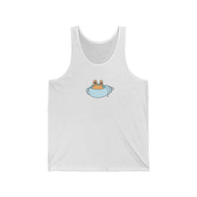 Load image into Gallery viewer, White Tank Top with Hermie the Hermit Logo