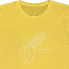 Load image into Gallery viewer, Yellow  T Shirt with Corn Cob
