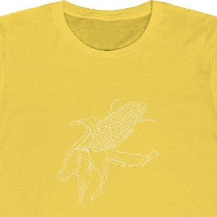 Yellow  T Shirt with Corn Cob